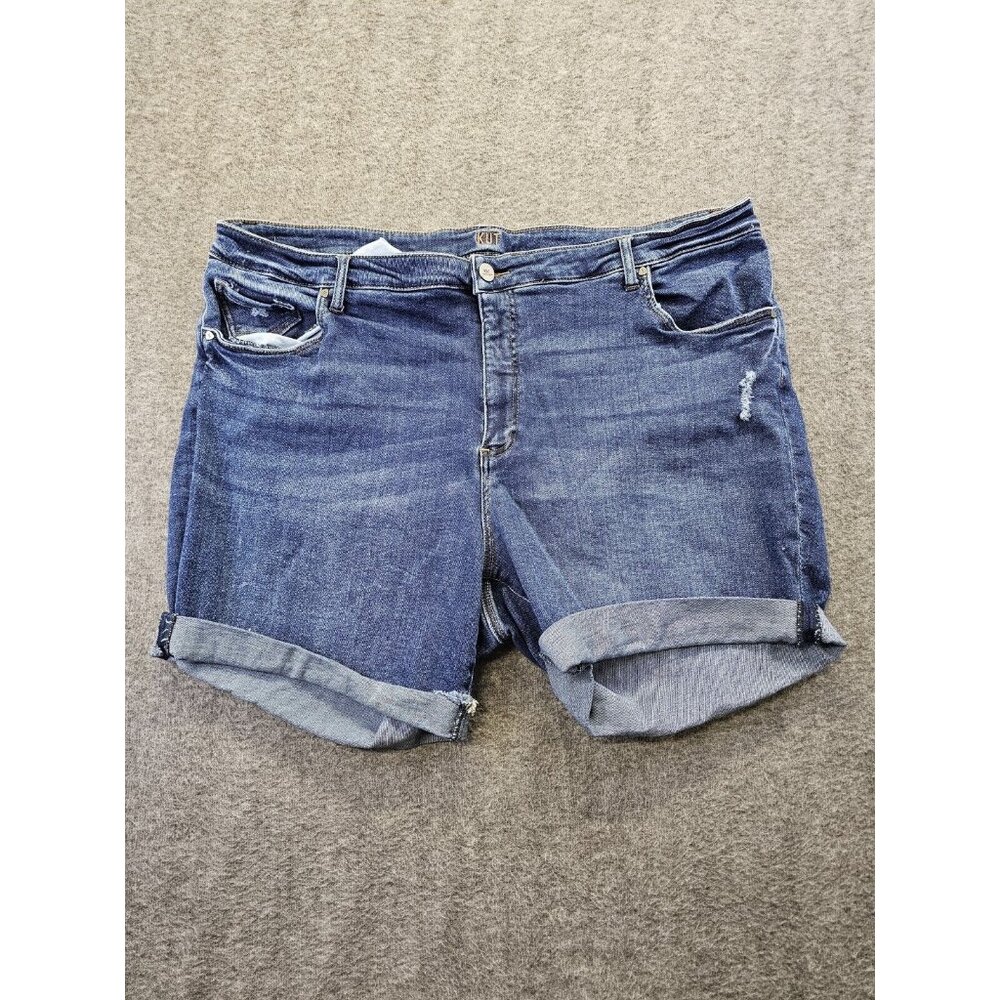 Kut from the Kloth Shorts Women Size 24W Medium Wash Boyfriend Short